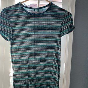 urban outfitters stripped short sleeve